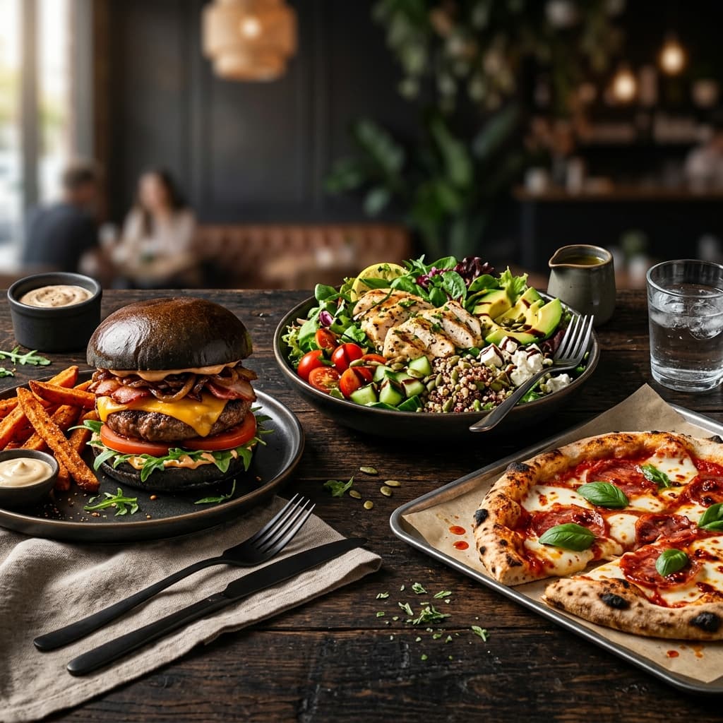 Delicious food background